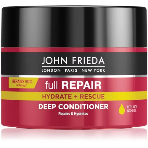 John Frieda full repair hydrate + rescue obnovitveni in vlažilni balzam za poškodovane in suhe lase 250 ml