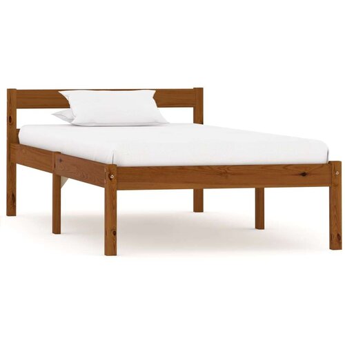  Za krevet od masivne borovine boja meda 100 x 200 cm Slike