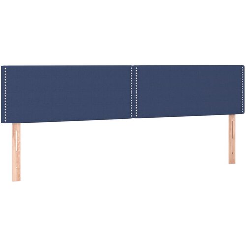  box spring s madracem LED plavi 180x200 cm od tkanine Slike