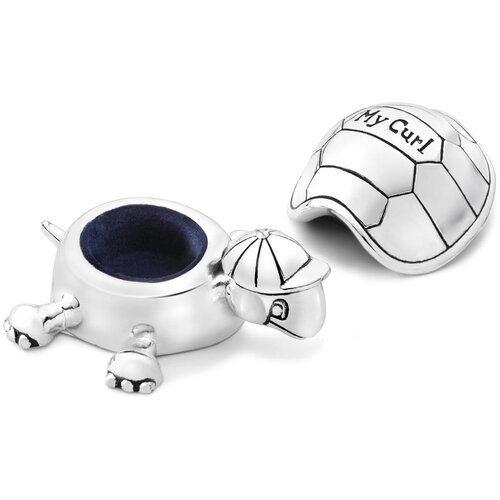 Zilverstad Metalna kutijica za prvi mliječni zub u srebrnoj boji &amp;oslash; 8x3 cm Turtle &amp;ndash; Slike