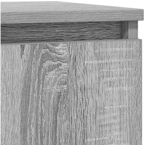 VidaXL Komoda s ladicom siva sonoma 71x35x65 cm konstruirano drvo Slike