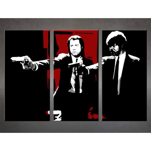  Ročno izdelana slika POP Art Pulp Fiction 3-delna  (POP ART) Cene