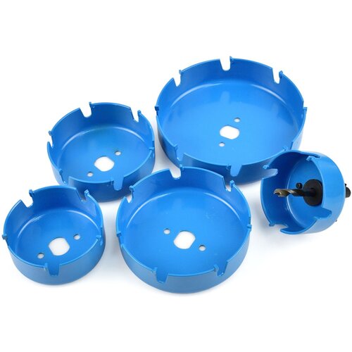  Set krunih pila od karbida za gips ploče i drvo 64-127 mm Slike