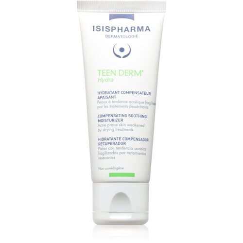 Isis Pharma Teen Derm Hydra vlažilna in pomirjujoča krema za mastno k aknam nagnjeno kožo 40 ml Slike