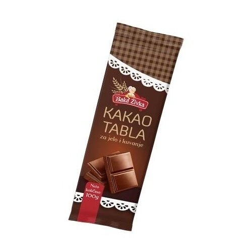  Kakao tabla BAKA ŽIVKA 100g Slike