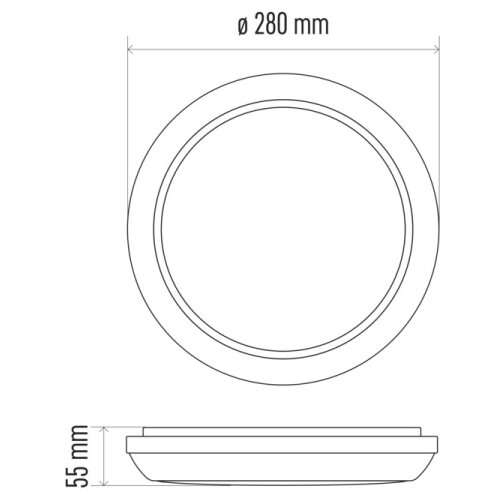 Emos led panel dori 28x4.8cm IP54/24W/NW ZM4312 Cene