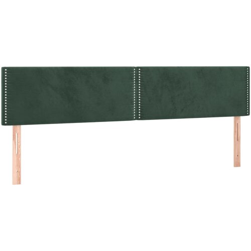 Maison Chic Posteljno vzglavje - Vzglavna omarica 2 kosa temno zeleno 80x5x78/88 cm žamet, (22076944) Cene