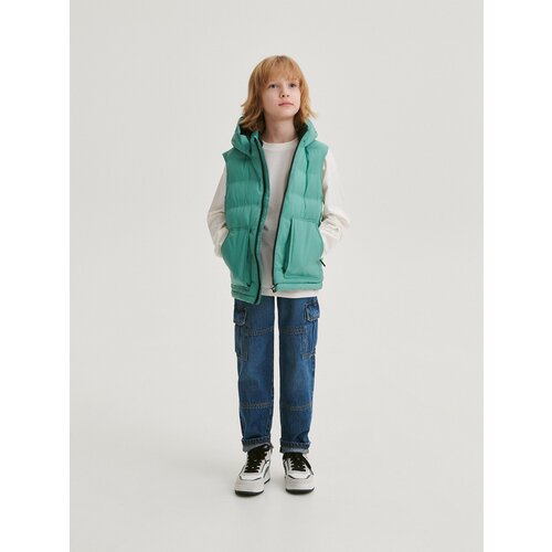 Reserved - Boys` out vest - Turkizna Cene