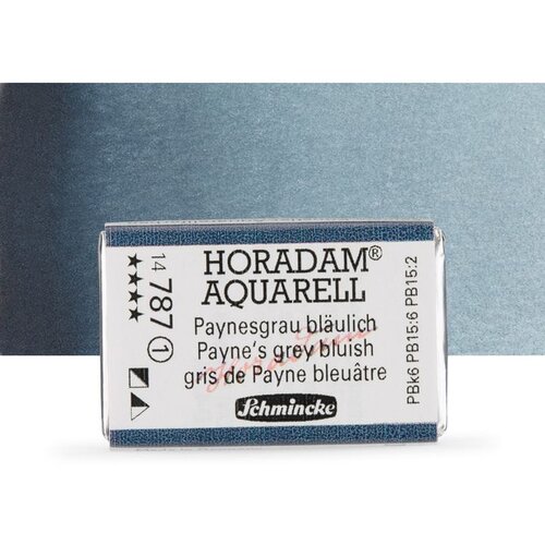 Artmie akvarel boje Schmincke Horadam cela posudica | 787 Payne'S Grey Bluish Slike