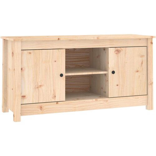 Maison Chic TV omarica - TV stojalo - Televizijska omarica 103x36,5x52 cm trdna borovina, (21699214) Cene