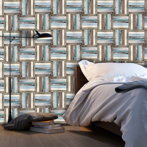  Tapeta - Wooden weave of colors 50x1000 Cijene