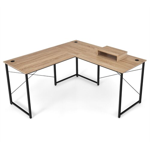 Costway Kotna računalniška miza 150 x 150 x 74 cm, (5000007015) Cene