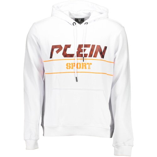 Plein Sport SWEATSHIRT WITHOUT ZIP MAN WHITE Cene