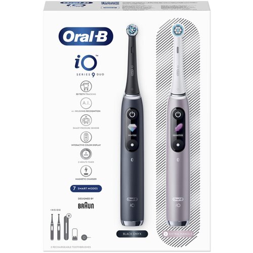 Oral-b električna četkica za zube iO9 Duo, crna i roza Cijene