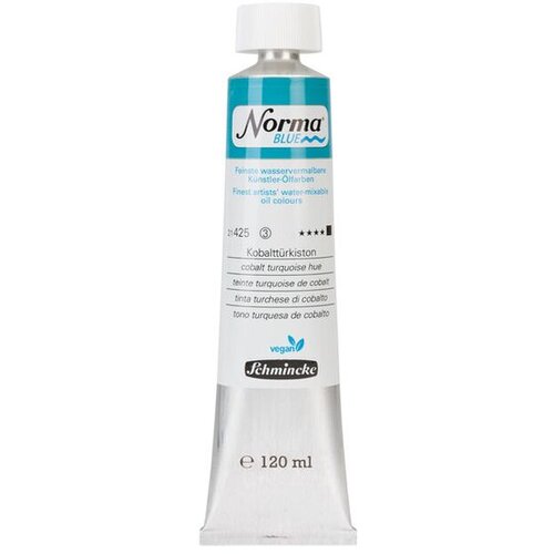 SCHMINCKE norma plave uljane boje 120 ml | 425 kobalt tirkizna nijansa Cene
