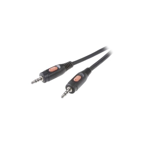 SpeaKa Professional JACK audio priključni kabel [1x JACK utikač 3.5 mm - 1x JACK utikač 3.5 mm] 1.50 m crn Cijene