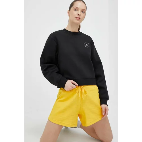 Adidas Bombažne kratke hlače rumena barva