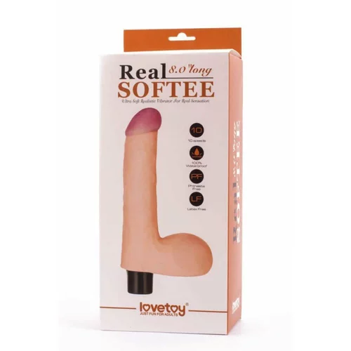 Lovetoy vibracijski penis real softee #4
