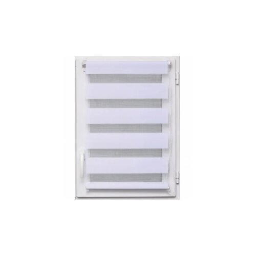 zavesa rolo zebra 120x250 cm bela Slike