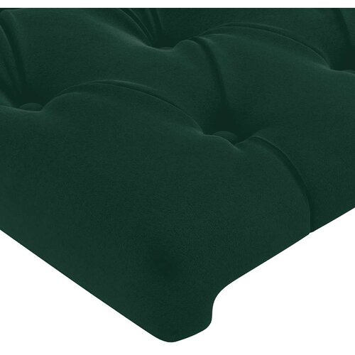  Uzglavlje tamnozeleno 180x7x118/128 cm bar&amp;scaron;unasto Slike