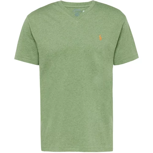 Polo Ralph Lauren Majica svetlo zelena / oranžna