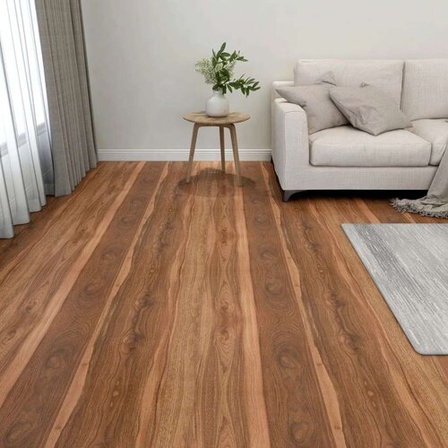  Samoljepljive podne obloge 20 kom PVC 1 86 m&amp;sup2; smeđe Slike