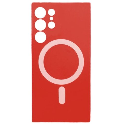 Silikonska futrola Magsafe COLOR Samsung S24 Ultra CRVENA Slike