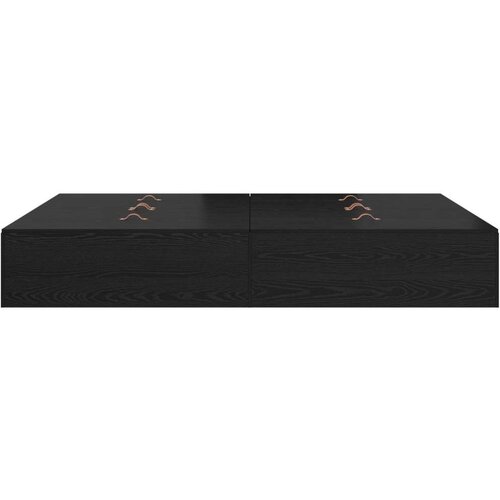  Krevet za pohranu Crni hrast 140x190 cm Slike
