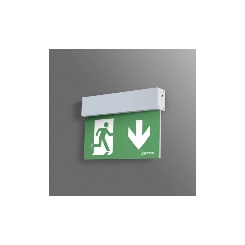 Beltrona svjetiljka za evakuaciju M82 sredi&amp;scaron;nje napajanje baterijom za montiranje na zid M82501ZB led osvjetljenje za izlaz u nuždi montaža na zid Slike