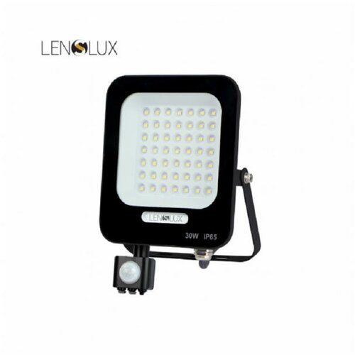 LENSLUX LED reflektor IK03 30W 6500K senzor Cene