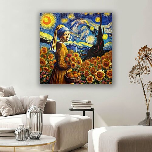 Wallity Zidna slika KNV9986, 70x70 cm Cene