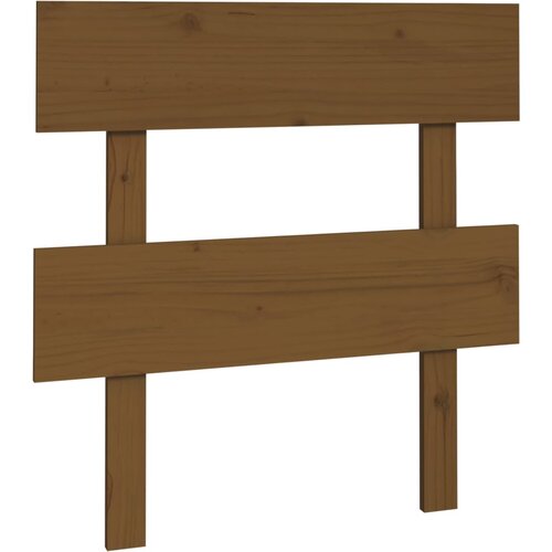 vidaXL Posteljno vzglavje medeno rjavo 78,5x3x81 cm trdna borovina, (20684224) Cene