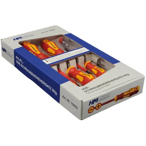 Hm Mullner Izolovani električarski odvijači VDE 1000V; 6-delni set HM M&uuml;llner (70002) Cene