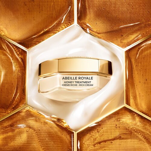 Guerlain Abeille Royale Honey Treatment Rich Cream hranjiva krema protiv bora s učvr&amp;scaron;ćujućim učinkom 50 ml Slike