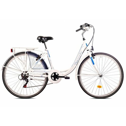 Capriolo ženski bicikl tour-diana city 28''/6HT belo-plava 81327 Slike