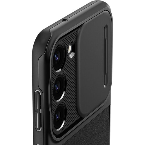 Spigen Optik Armor za Samsung Galaxy S23 &amp;ndash; crna Slike