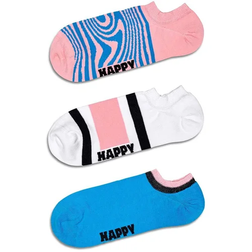 Happy Socks Čarape Dizzy No Show Socks 3-pack