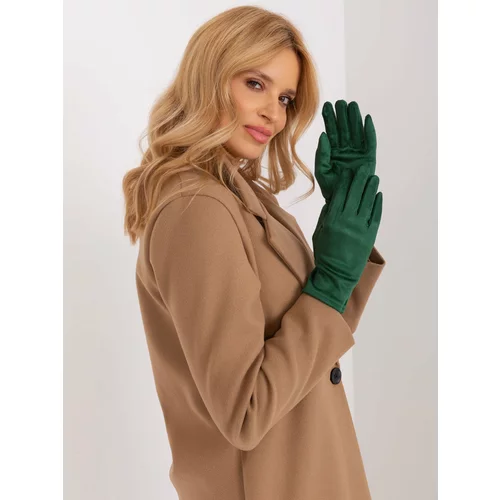 Fashion Hunters Dark Green Touch Winter Gloves