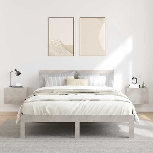  Noćni ormarići 2 kom boja betona 40x30x30 cm konstruirano drvo Cene