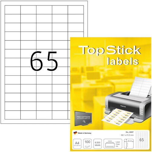 Herma Etikete topstick, 38.1x21.2 mm, 100/1 HER8697 Cene
