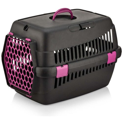 Paws & Whiskers Transporter za mačke 5096-S-3, Crno-ljubičasti Cijene