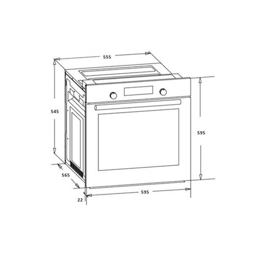 Heinner HBO-V656G-IX ugradna rerna Slike