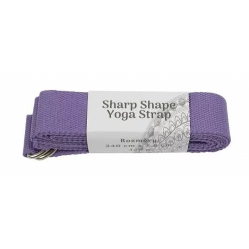 SHARP SHAPE YOGA STRAP Traka za jogu, ljubičasta, veličina
