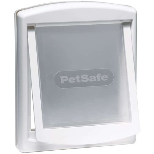 PetSafe dvosmjerna vrata za ljubimce 740 srednja 26 7 x 22 8 cm bijela Slike