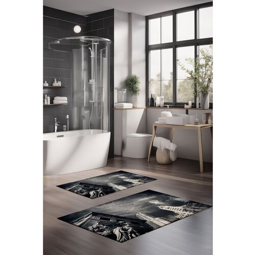  CT-5105 multicolor bathmat set (2 pieces) Cene