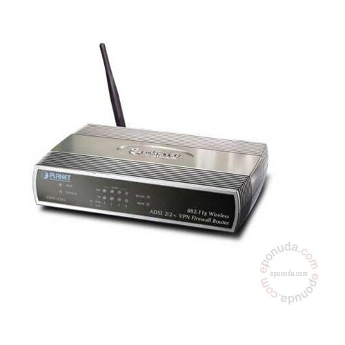Planet ADSL 2/2+, 4 modem / router, anex B, 2.4 GHz, 802.11g, ADW-4302B modem Slike