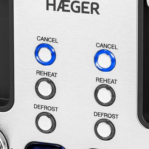 Haeger Toster TO-17D.015A z močjo 1750 W in kovinsko sivo barvo, (5000118902) Slike