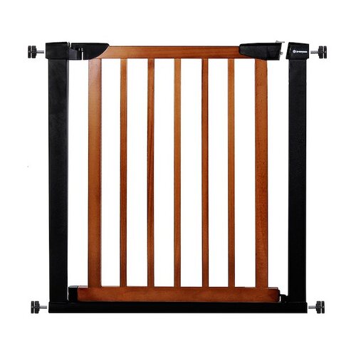 springos Ograja za stopnice 75-82 cm, raztegljiva vrata, zaščitna črno-rjava barva., (21635663) Cene