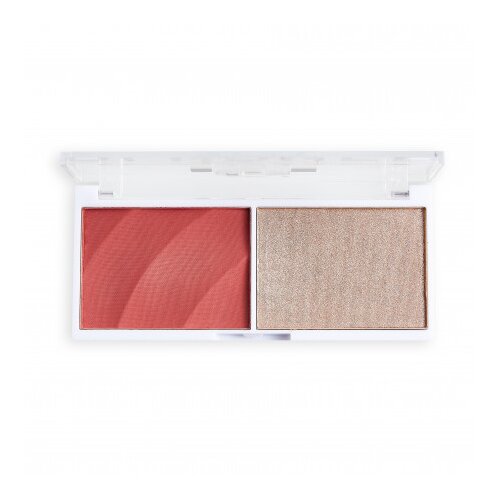 Relove by Revolution paleta za obraz - Colour Play Blushed Duo - Cute Cene