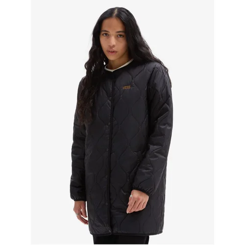 Vans Brown-Black Womens Double-sided Quilted Jacket - Women